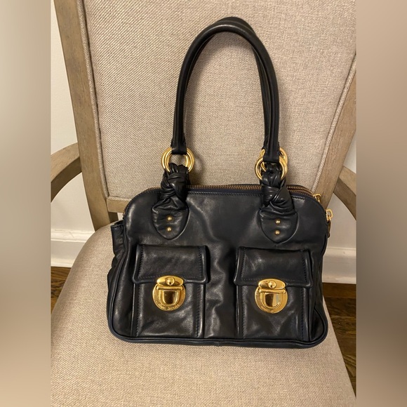 Marc Jacobs Navy Blake Satchel NWOT